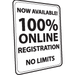100% Online Registration Now Available