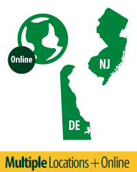Wilmington University Locations Infographic - Delaware, New Jersey