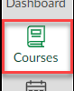Screen image of Courses Icon from the Canvas Global Navigation Menu