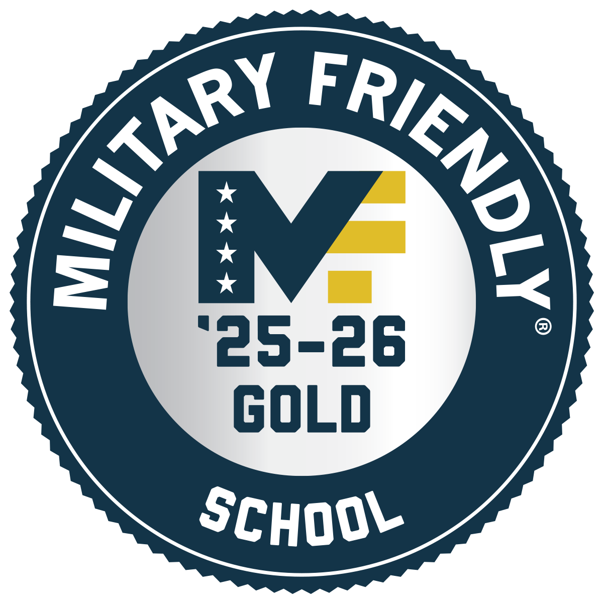 Military Friendly School Logo 2025-2026