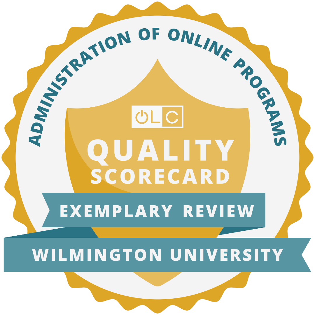 Exemplary Endorsement Badge from Online Learning Consortium for Administration of Online-Programs