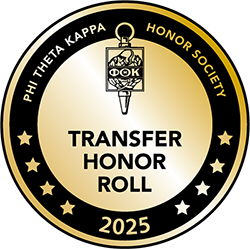 Phi Theta Kappa Transfer Honor Roll logo.